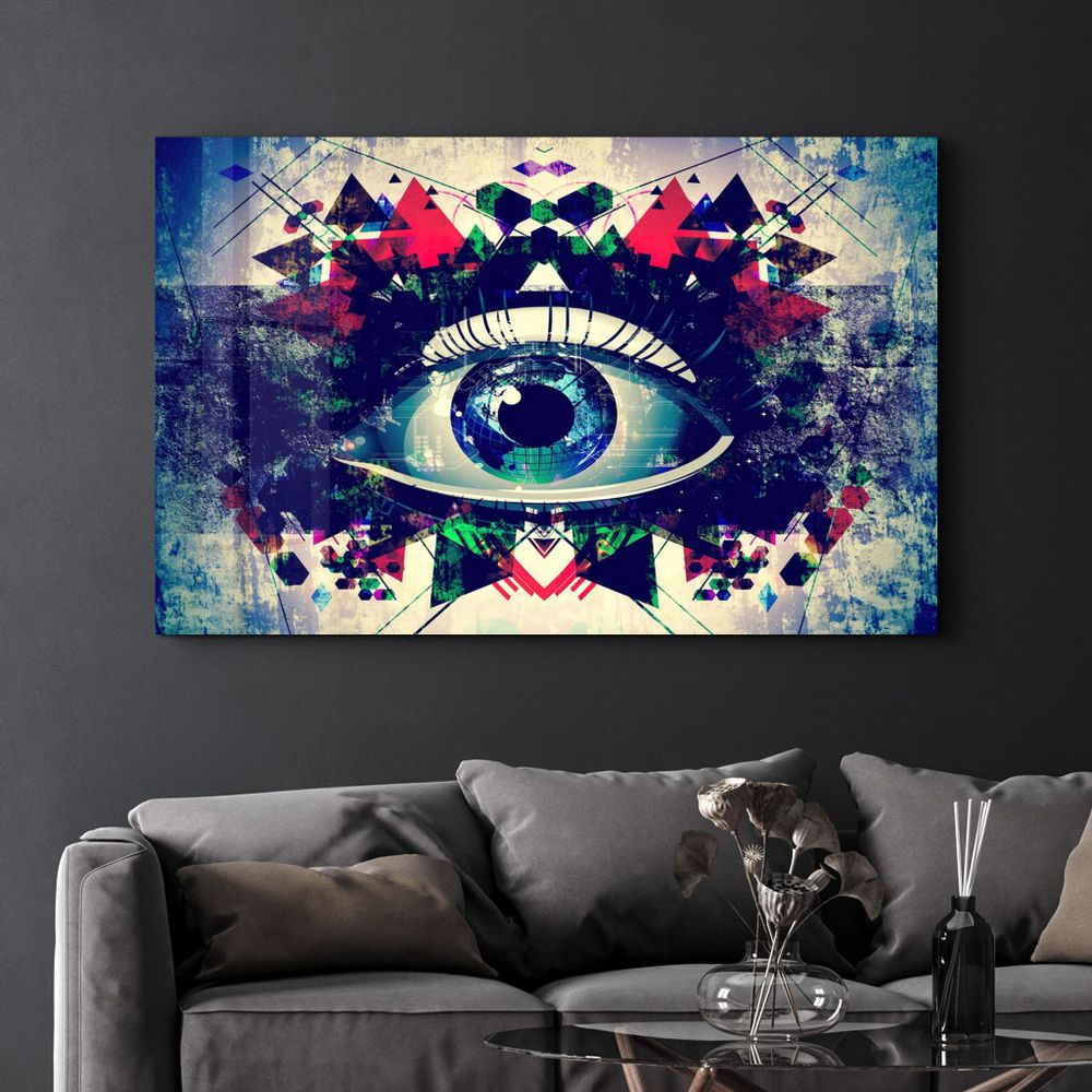 Autres décorations murales - Modern Eye | Glass Wall Art - ARTDESIGNA