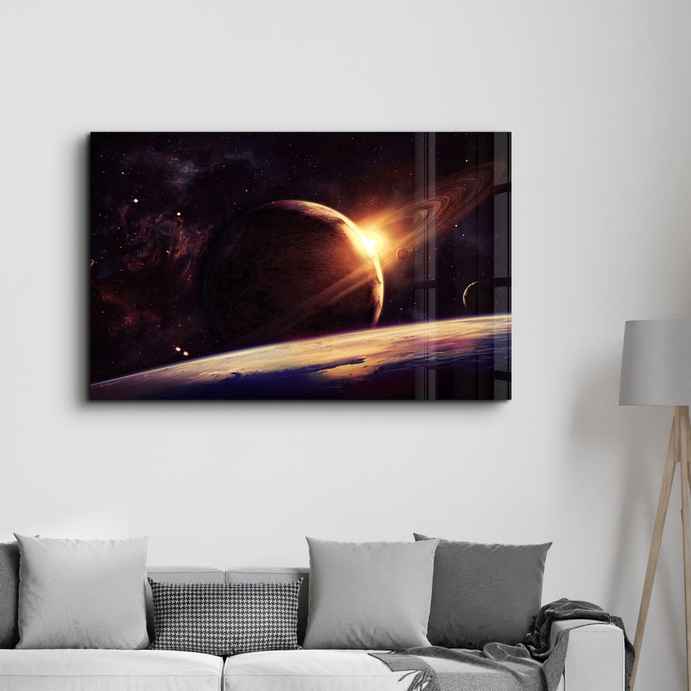 Other wall decoration - Melodic Universe | Glass Wall Art - ARTDESIGNA