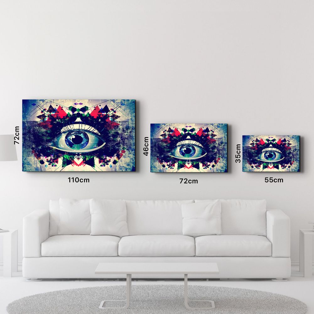 Autres décorations murales - Modern Eye | Glass Wall Art - ARTDESIGNA