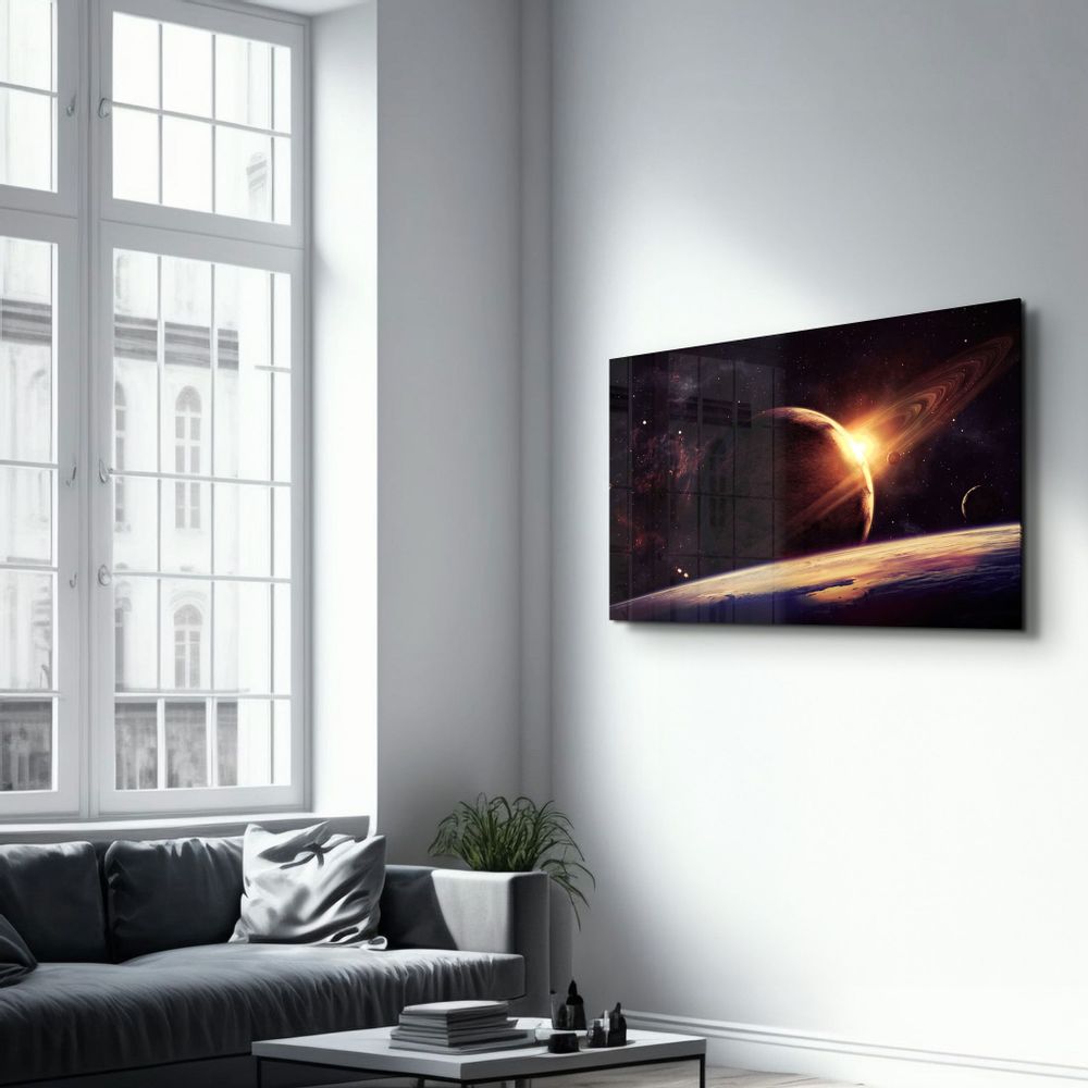 Other wall decoration - Melodic Universe | Glass Wall Art - ARTDESIGNA