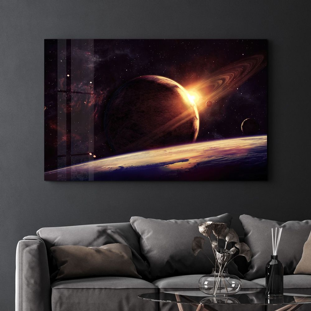Other wall decoration - Melodic Universe | Glass Wall Art - ARTDESIGNA
