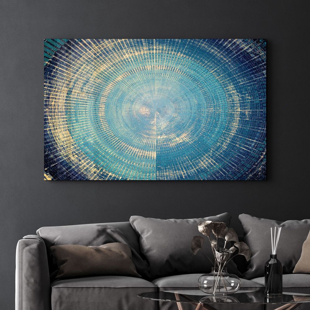 Autres décorations murales - Regime Of Blue | Glass Wall Art - ARTDESIGNA
