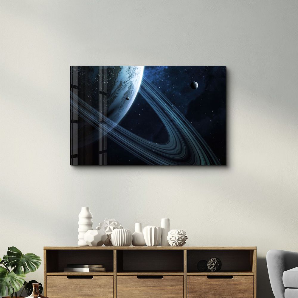 Autres décorations murales - The Order Of The Planets | Glass Wall Art - ARTDESIGNA