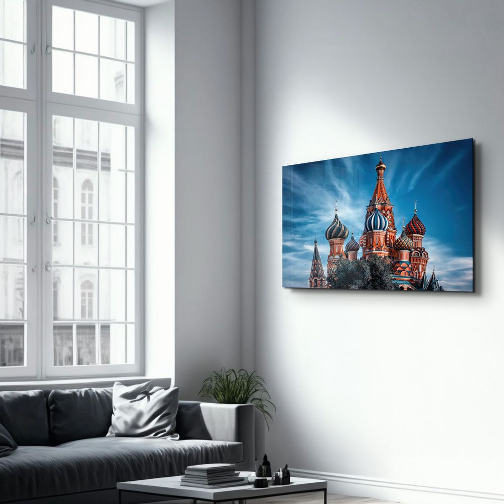 Autres décorations murales - Saint Basil's Cathedral | Glass Wall Art - ARTDESIGNA