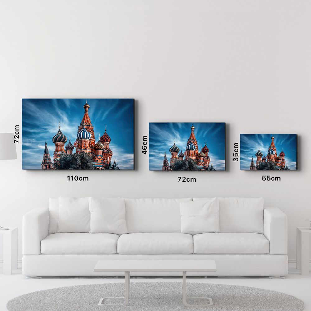 Autres décorations murales - Saint Basil's Cathedral | Glass Wall Art - ARTDESIGNA