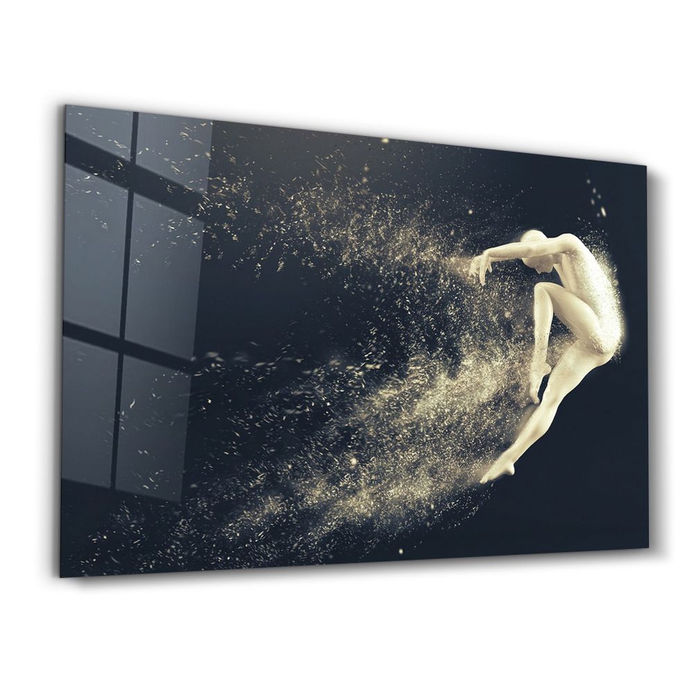 Other wall decoration - Abstract Riddick V2 | Glass Wall Art - ARTDESIGNA