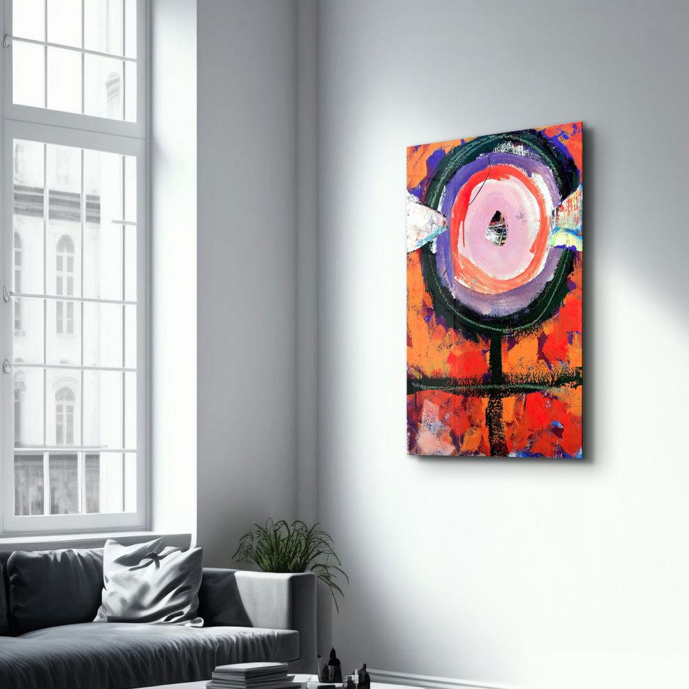 Autres décorations murales - Abstract Eye | Glass Wall Art - ARTDESIGNA