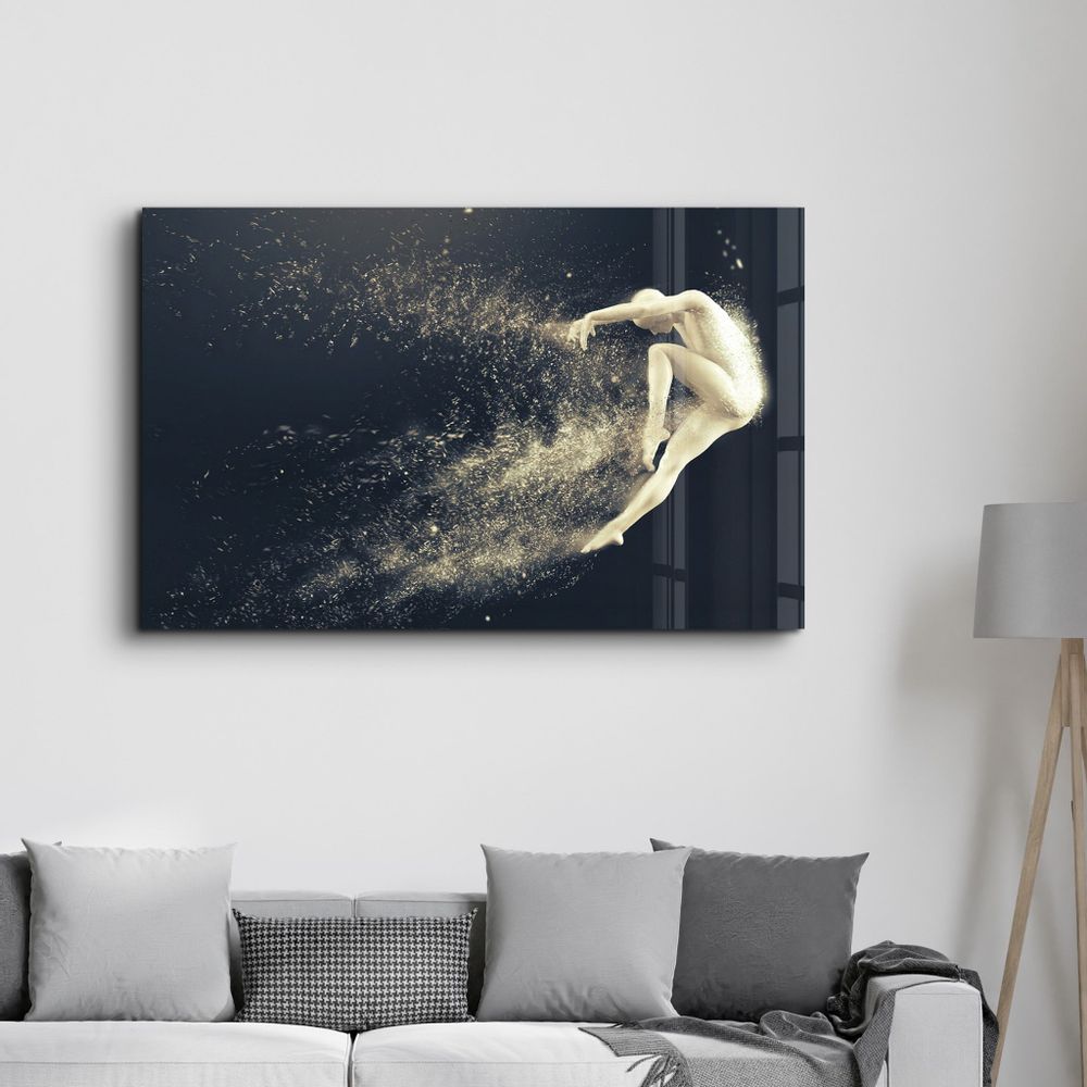 Other wall decoration - Abstract Riddick V2 | Glass Wall Art - ARTDESIGNA