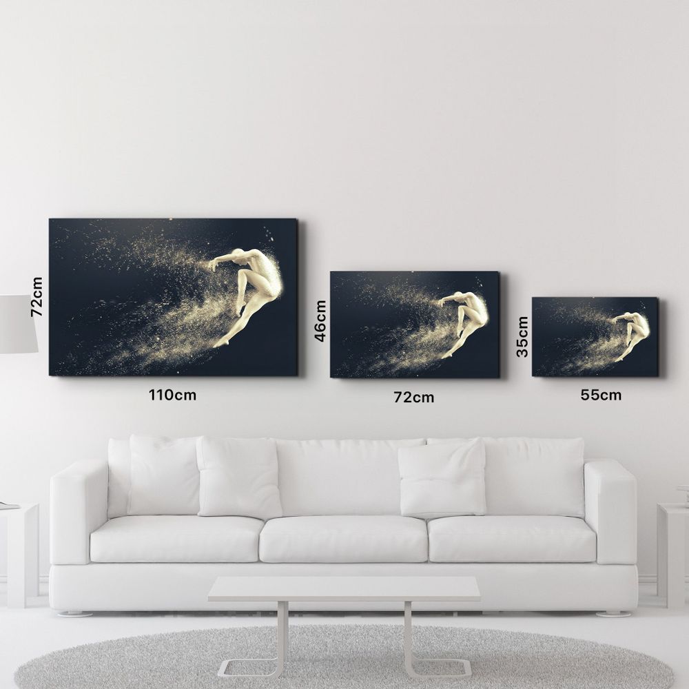 Other wall decoration - Abstract Riddick V2 | Glass Wall Art - ARTDESIGNA