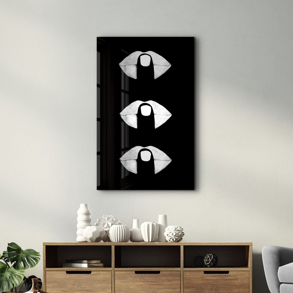 Autres décorations murales - Simply Shush | Glass Wall Art - ARTDESIGNA