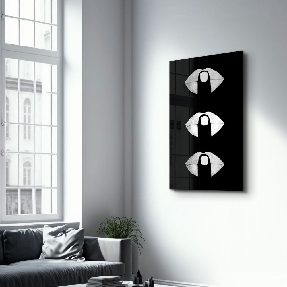 Autres décorations murales - Simply Shush | Glass Wall Art - ARTDESIGNA