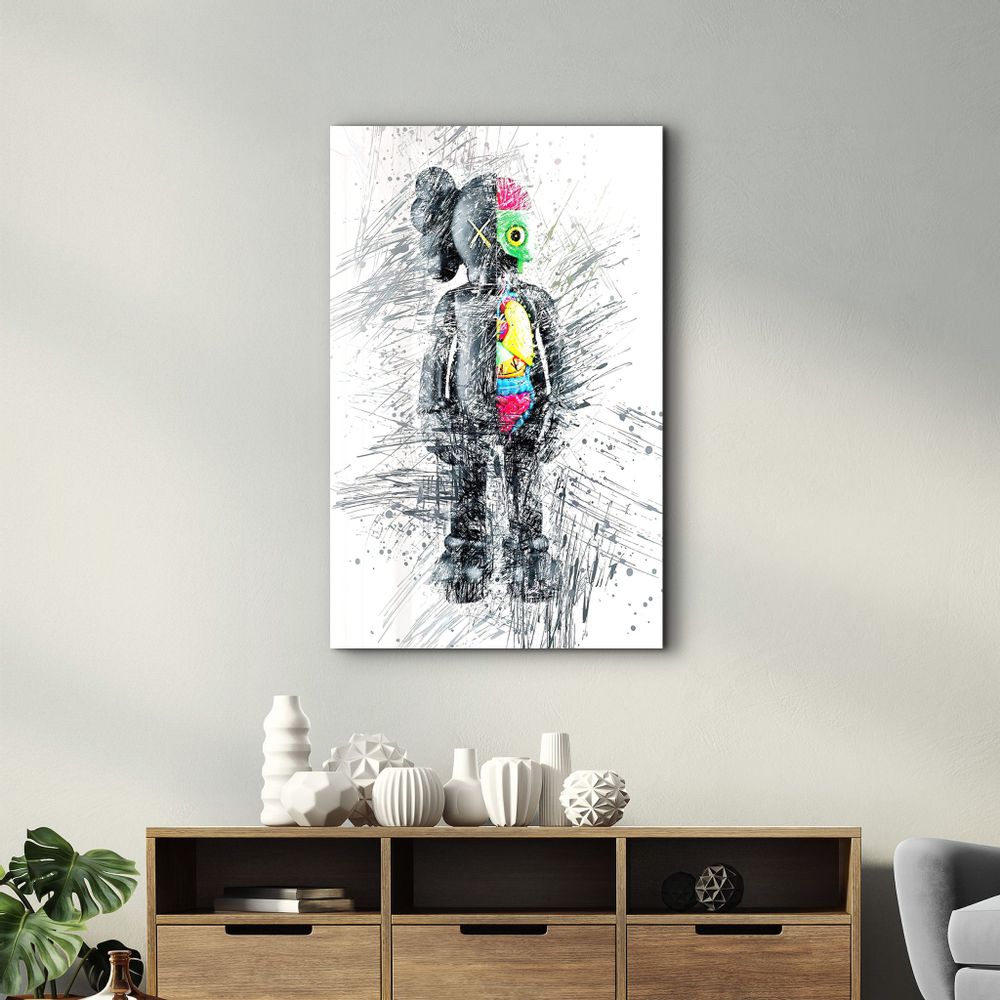 Autres décorations murales - Half of the Life | Glass Wall Art - ARTDESIGNA