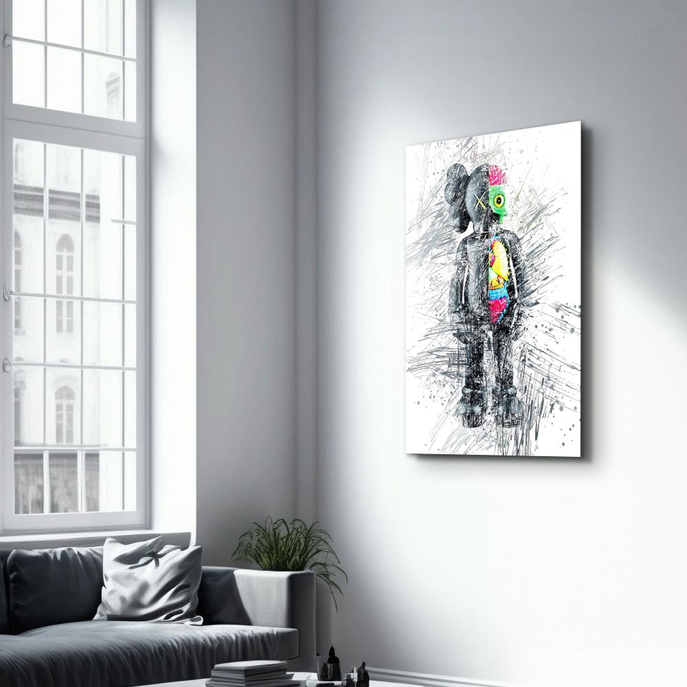 Autres décorations murales - Half of the Life | Glass Wall Art - ARTDESIGNA