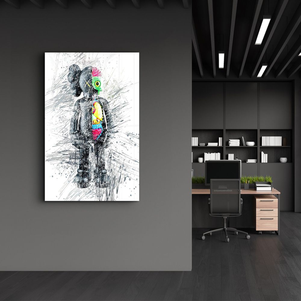 Autres décorations murales - Half of the Life | Glass Wall Art - ARTDESIGNA