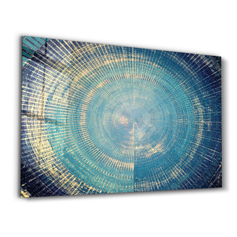Autres décorations murales - Regime Of Blue | Glass Wall Art - ARTDESIGNA