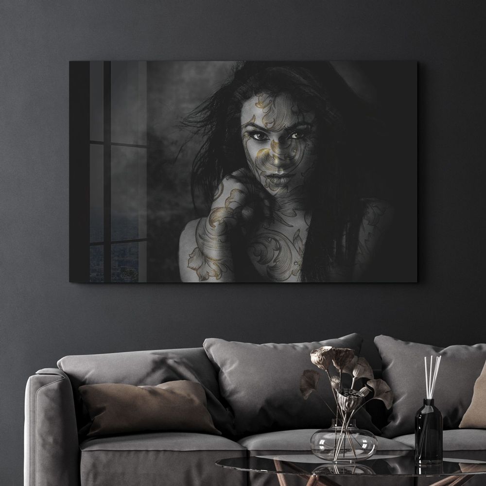Other wall decoration - The Demon Inside You | Glass Wall Art - ARTDESIGNA