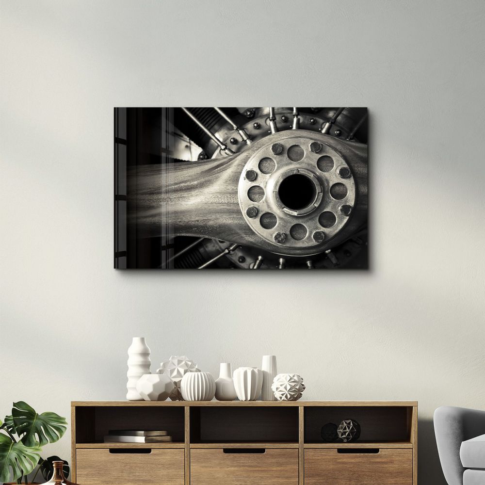 Autres décorations murales - The Propeller | Glass Wall Art - ARTDESIGNA