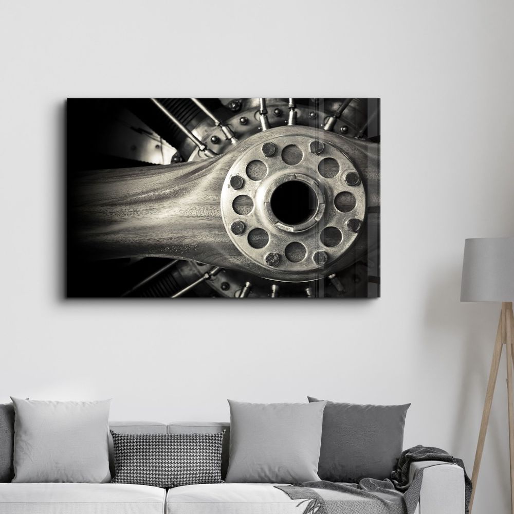 Autres décorations murales - The Propeller | Glass Wall Art - ARTDESIGNA