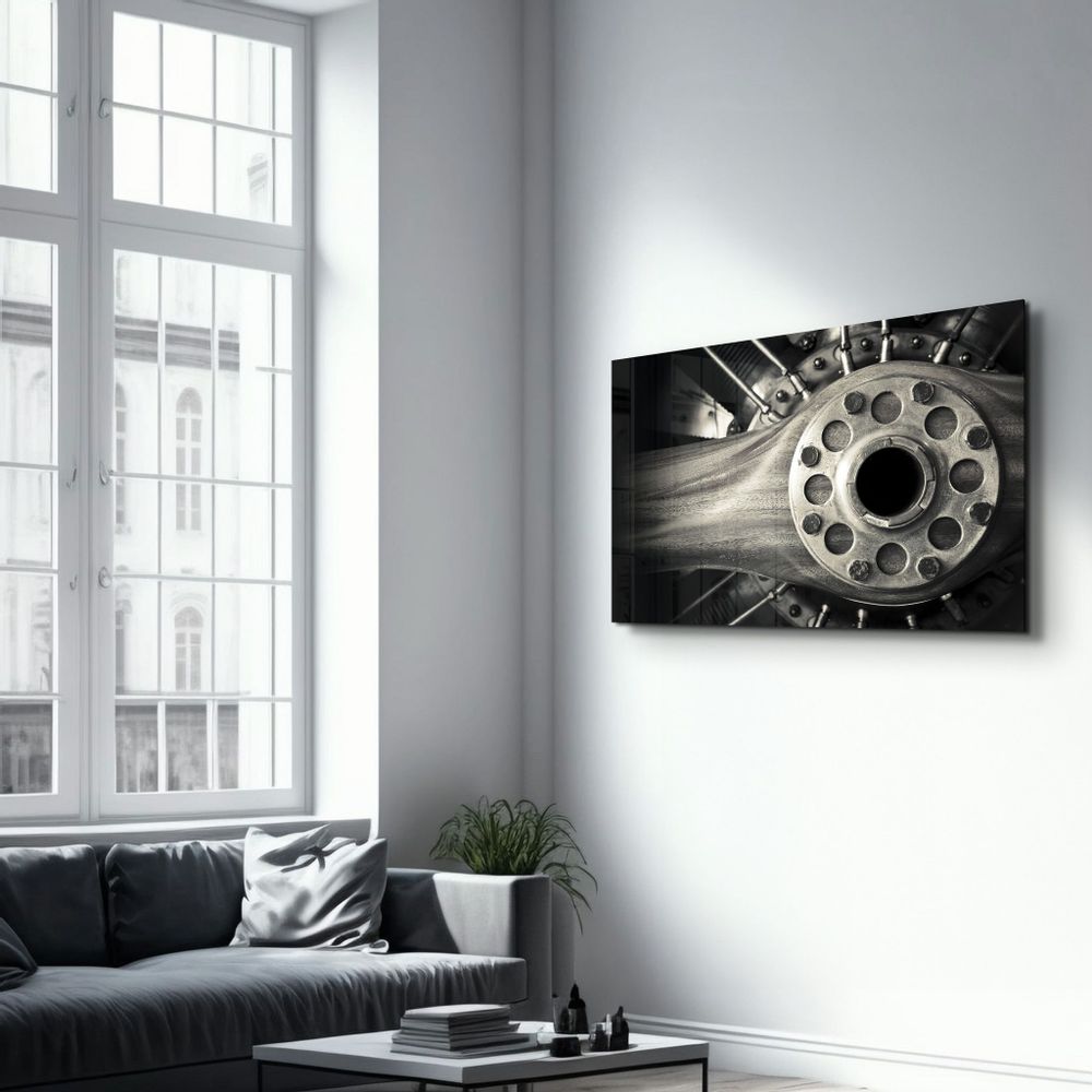 Autres décorations murales - The Propeller | Glass Wall Art - ARTDESIGNA