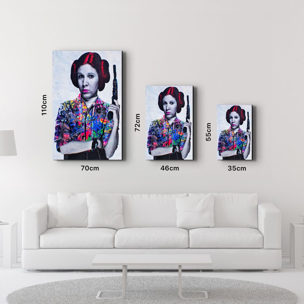Other wall decoration - Vintage Leia | Glass Wall Art - ARTDESIGNA