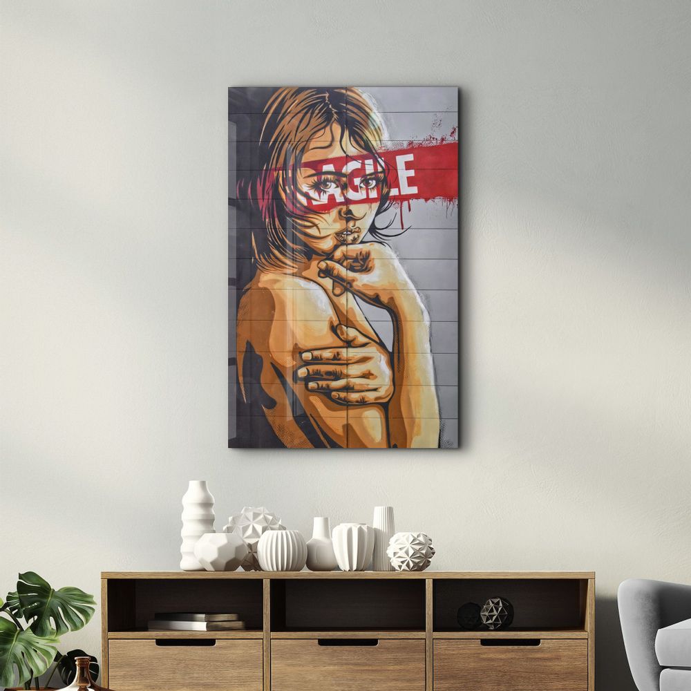 Other wall decoration - Fragile | Glass Wall Art - ARTDESIGNA