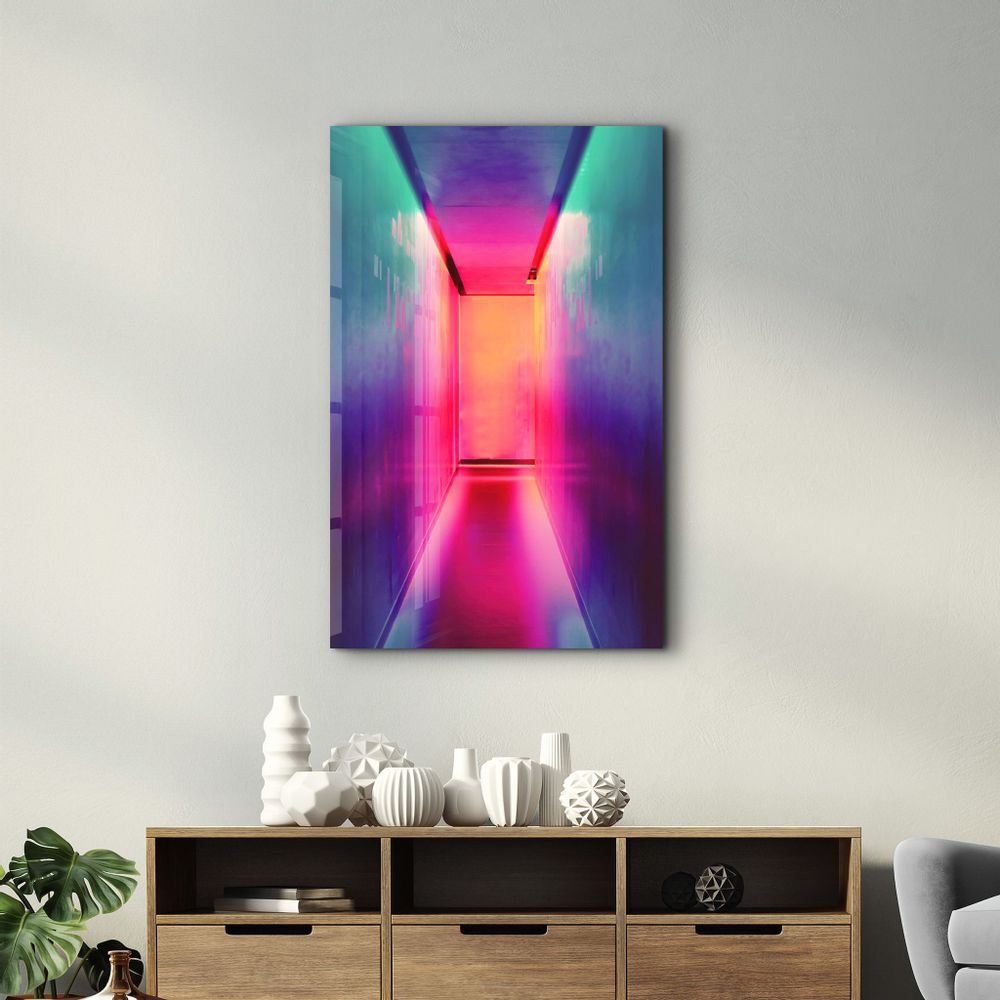 Autres décorations murales - Road to Happiness | Glass Wall Art - ARTDESIGNA