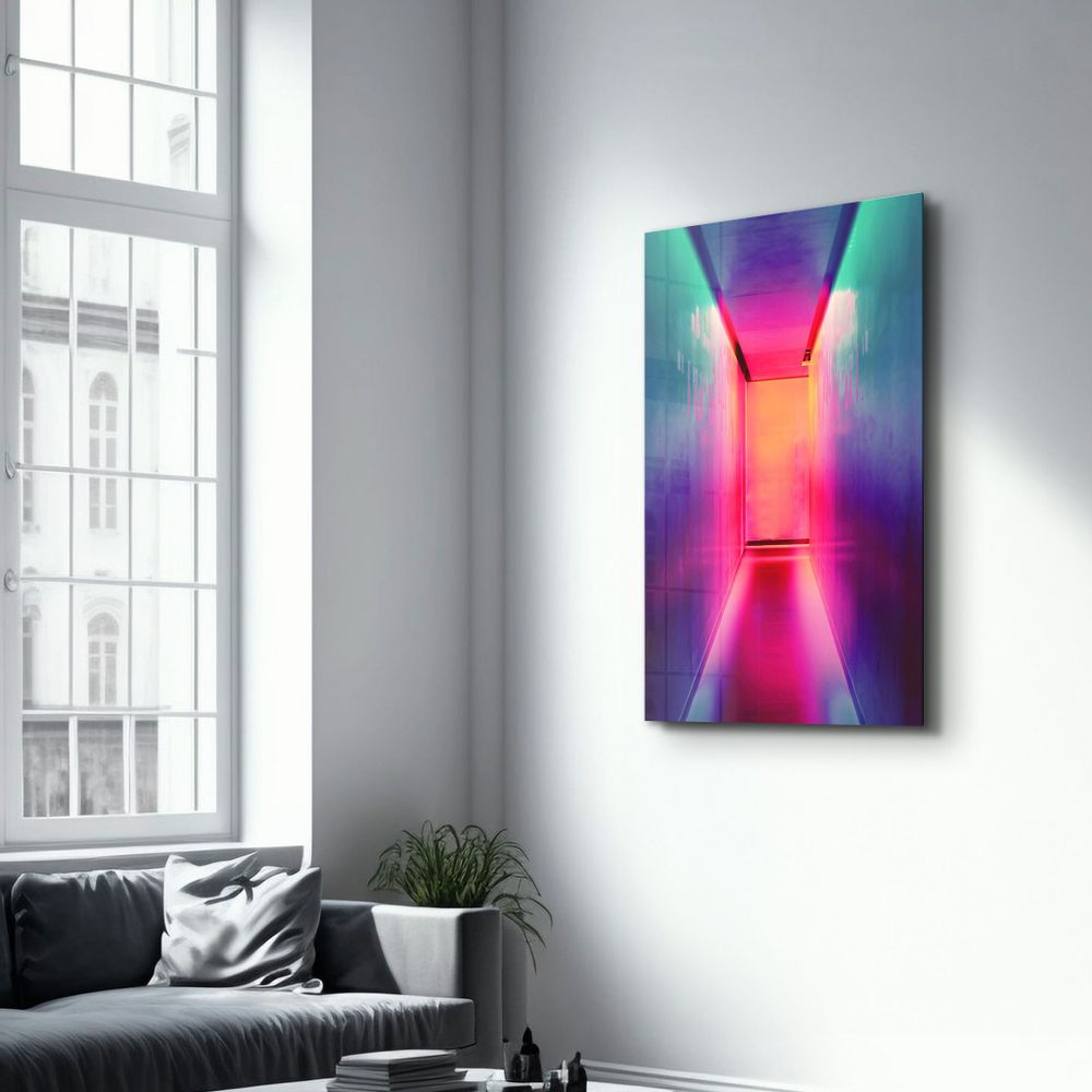 Autres décorations murales - Road to Happiness | Glass Wall Art - ARTDESIGNA