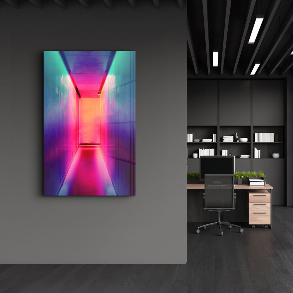 Autres décorations murales - Road to Happiness | Glass Wall Art - ARTDESIGNA