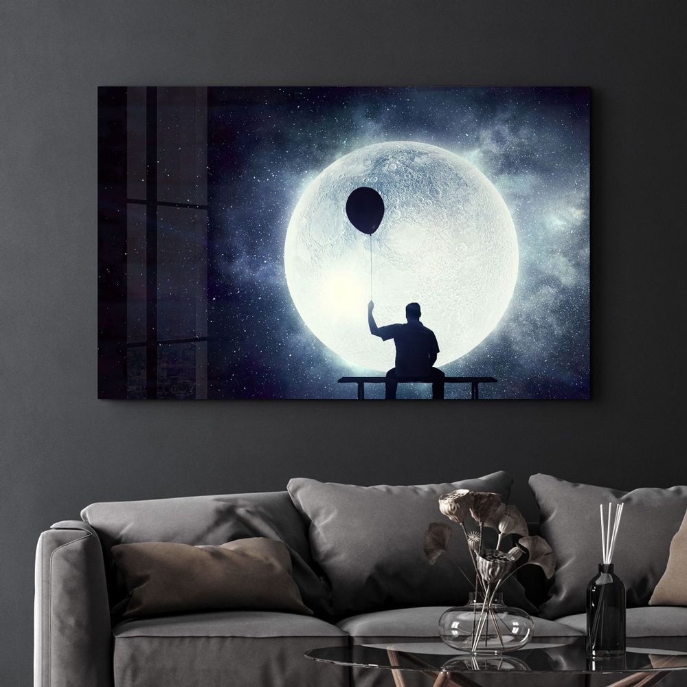 Other wall decoration - Holding My Hopes | Glass Wall Art - ARTDESIGNA