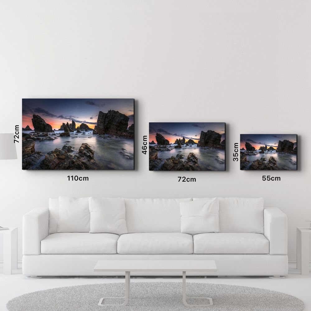Other wall decoration - Foggy Island | Glass Wall Art - ARTDESIGNA
