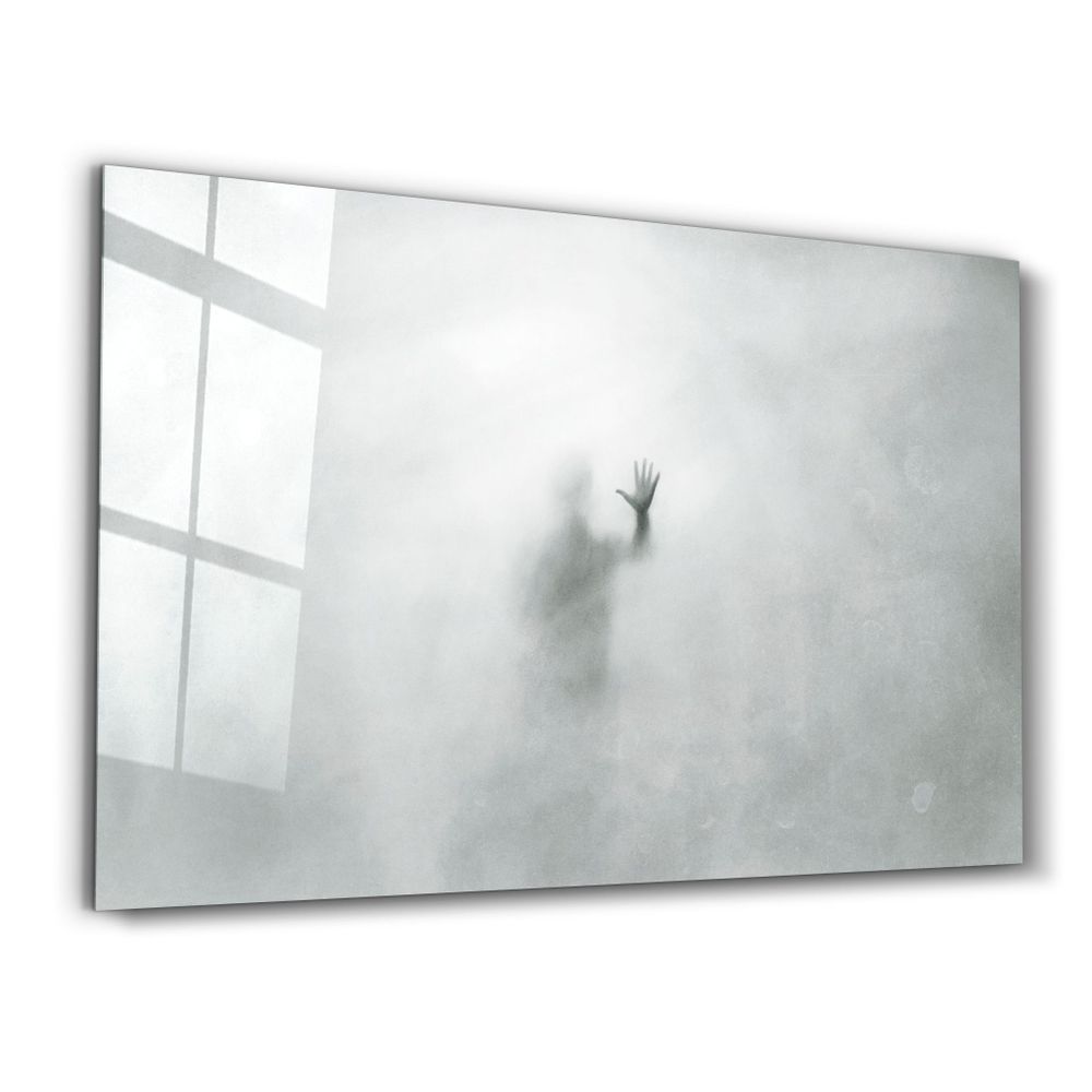 Other wall decoration - The Ghost Face In The Fog | Glass Wall Art - ARTDESIGNA