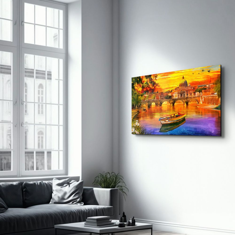 Other wall decoration - Via Della Conciliazione | Glass Wall Art - ARTDESIGNA