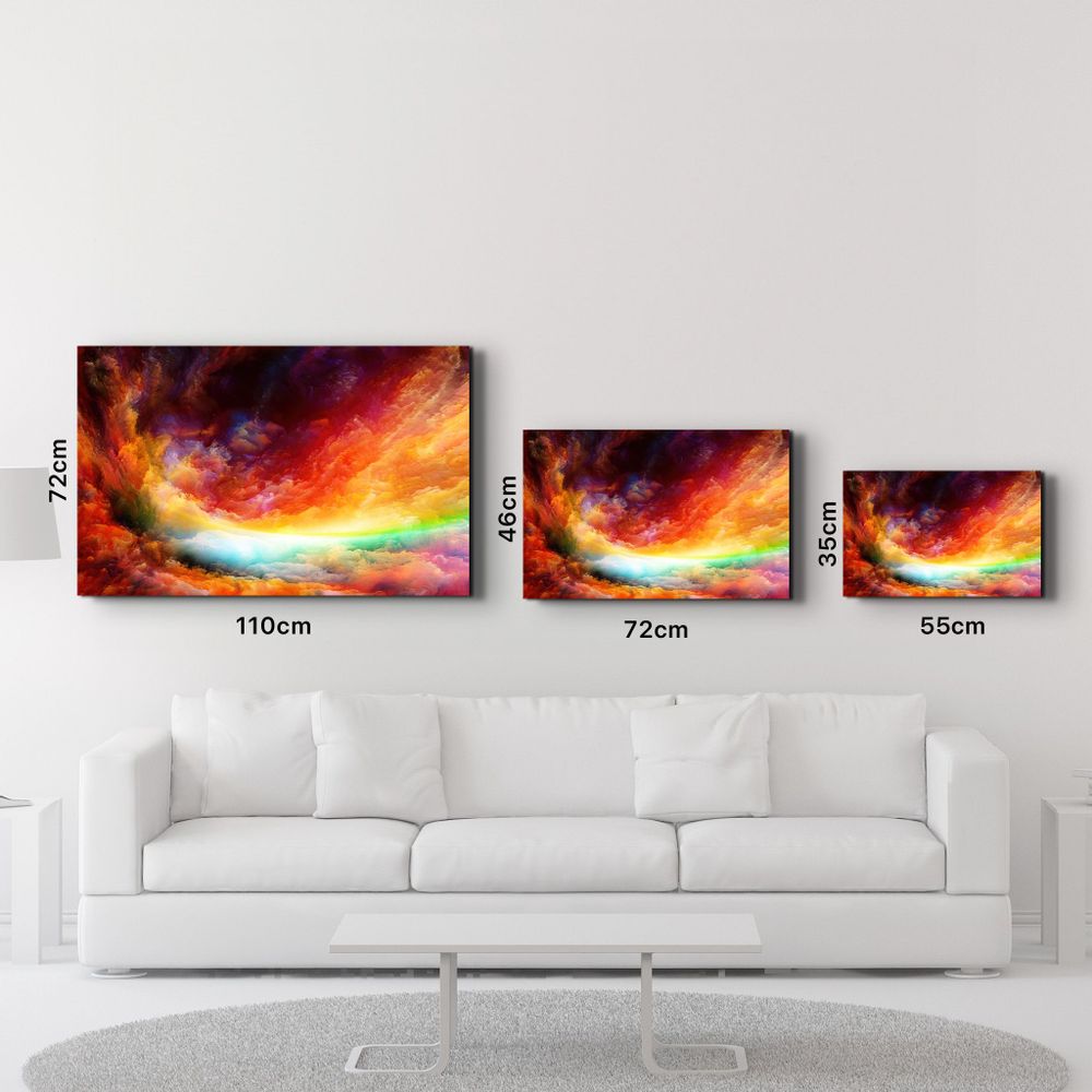 Autres décorations murales - Color Puff V2 | Glass Wall Art - ARTDESIGNA