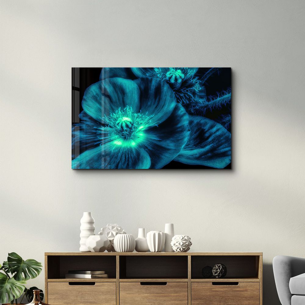 Autres décorations murales - Morning Glory | Glass Wall Art - ARTDESIGNA