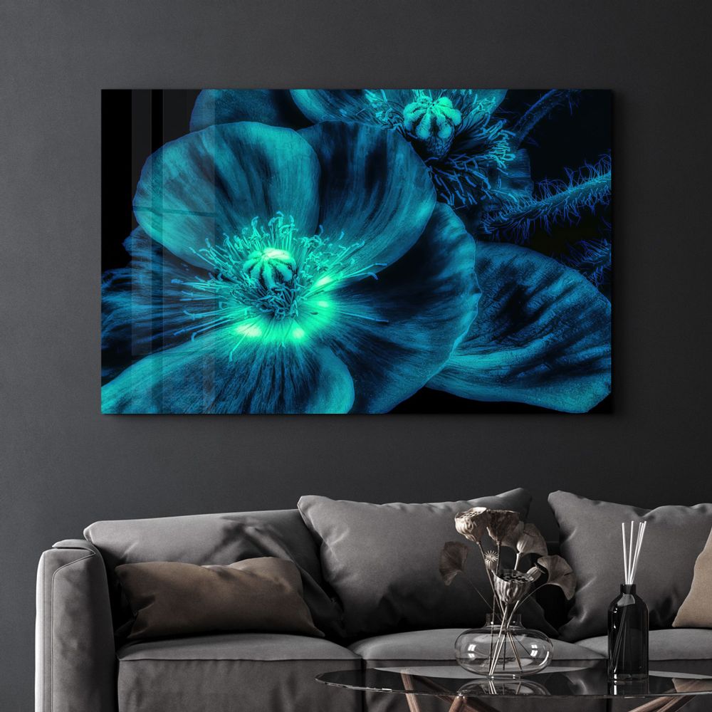 Autres décorations murales - Morning Glory | Glass Wall Art - ARTDESIGNA