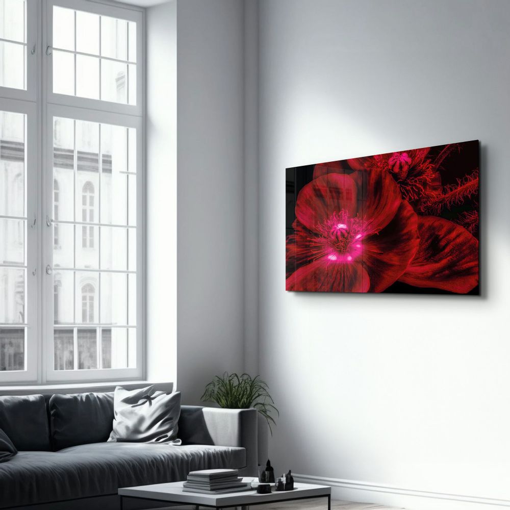 Other wall decoration - Morning Glory V2 | Glass Wall Art - ARTDESIGNA