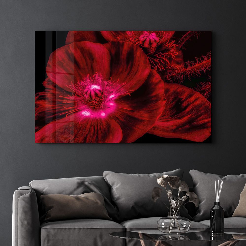 Other wall decoration - Morning Glory V2 | Glass Wall Art - ARTDESIGNA