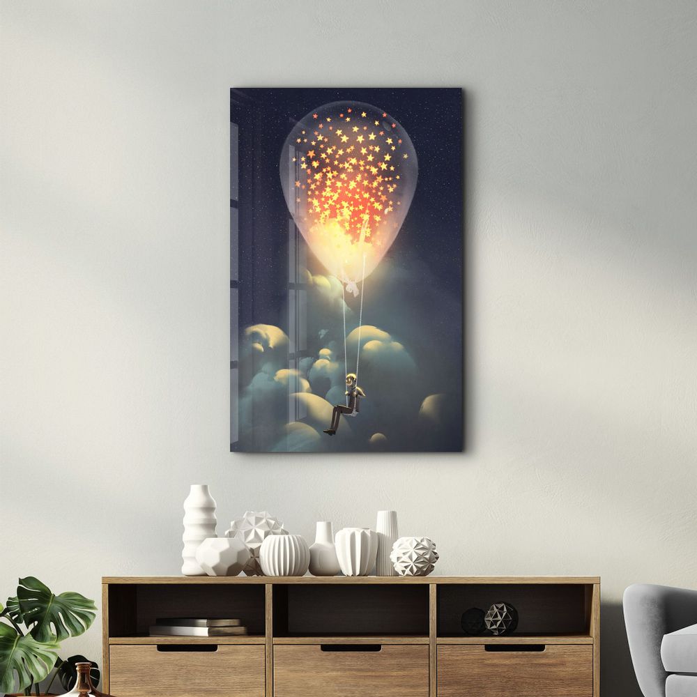 Autres décorations murales - The Happiness Of The Swing | Glass Wall Art - ARTDESIGNA