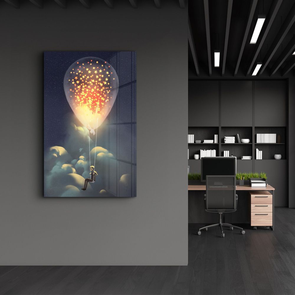 Autres décorations murales - The Happiness Of The Swing | Glass Wall Art - ARTDESIGNA