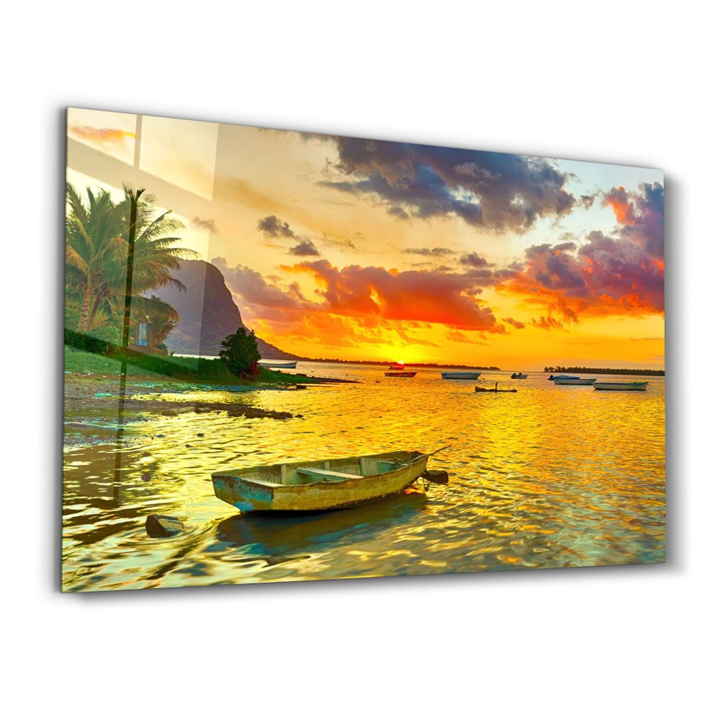Other wall decoration - Mauritius | Glass Wall Art - ARTDESIGNA