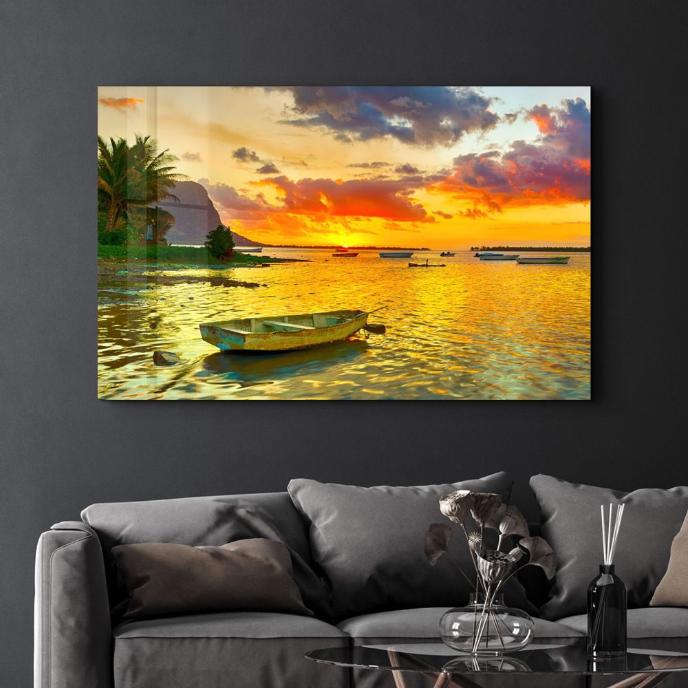 Other wall decoration - Mauritius | Glass Wall Art - ARTDESIGNA