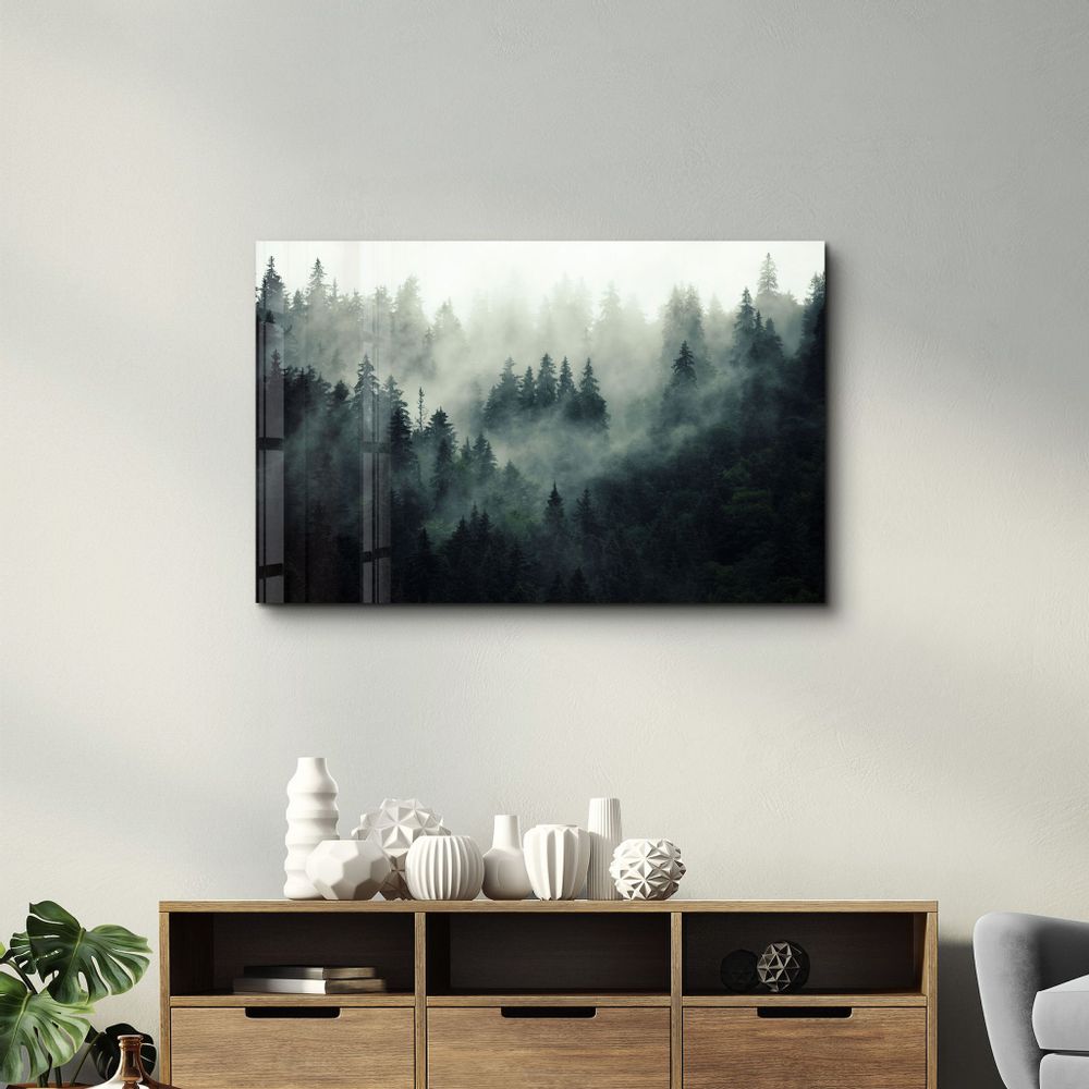 Autres décorations murales - Black Forest | Glass Wall Art - ARTDESIGNA
