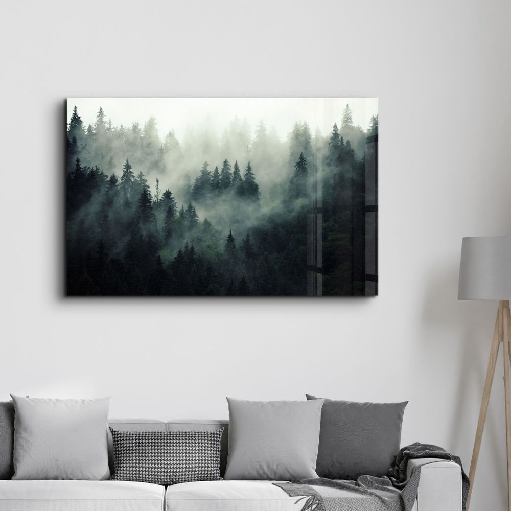 Autres décorations murales - Black Forest | Glass Wall Art - ARTDESIGNA