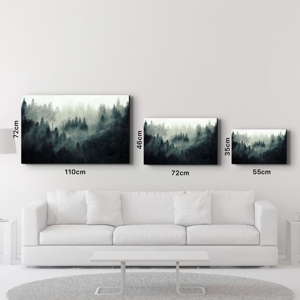 Autres décorations murales - Black Forest | Glass Wall Art - ARTDESIGNA