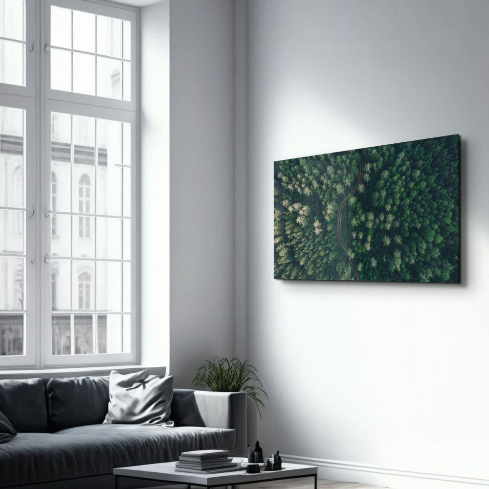 Other wall decoration - Divided Forest | Glass Wall Art - ARTDESIGNA