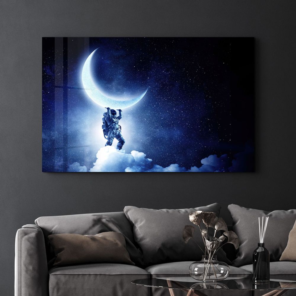 Other wall decoration - Atlas Is In Modern Time | Glass Wall Art - ARTDESIGNA
