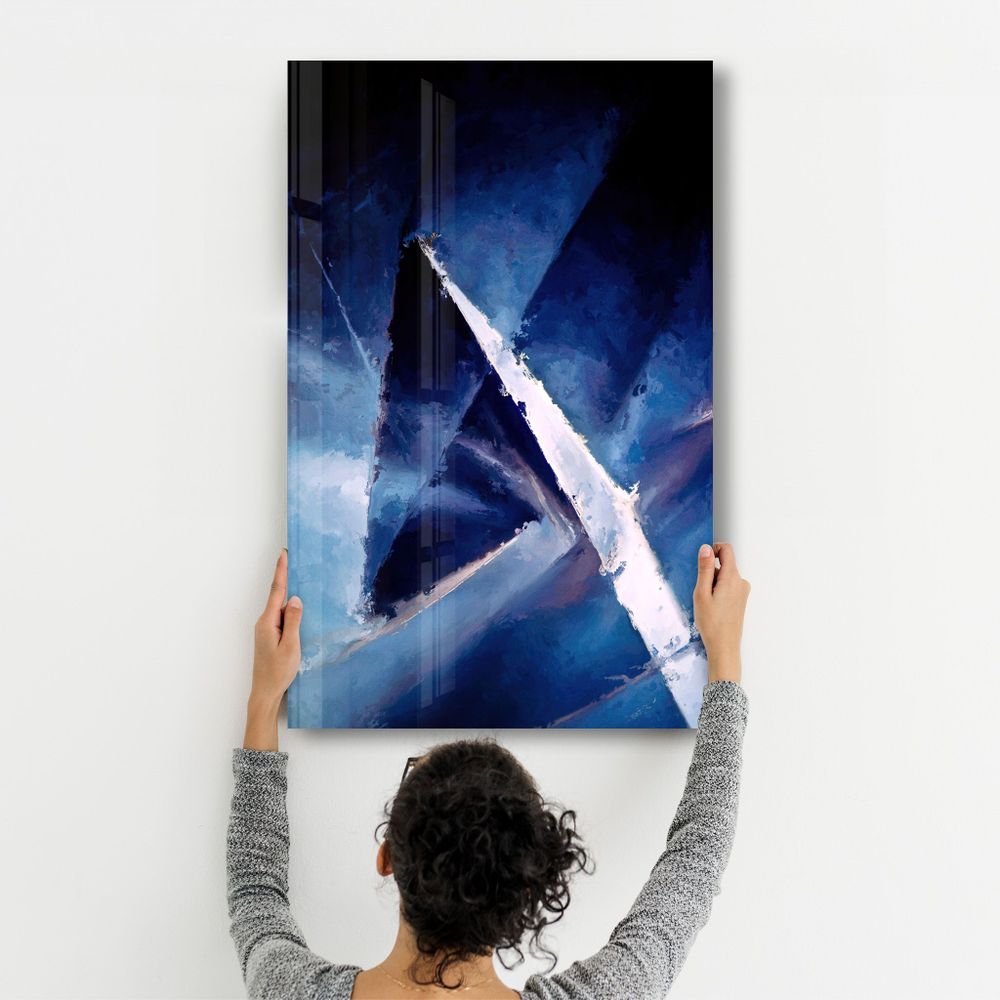 Autres décorations murales - Fuzzy Ice | Glass Wall Art - ARTDESIGNA
