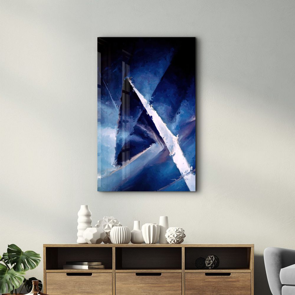 Autres décorations murales - Fuzzy Ice | Glass Wall Art - ARTDESIGNA