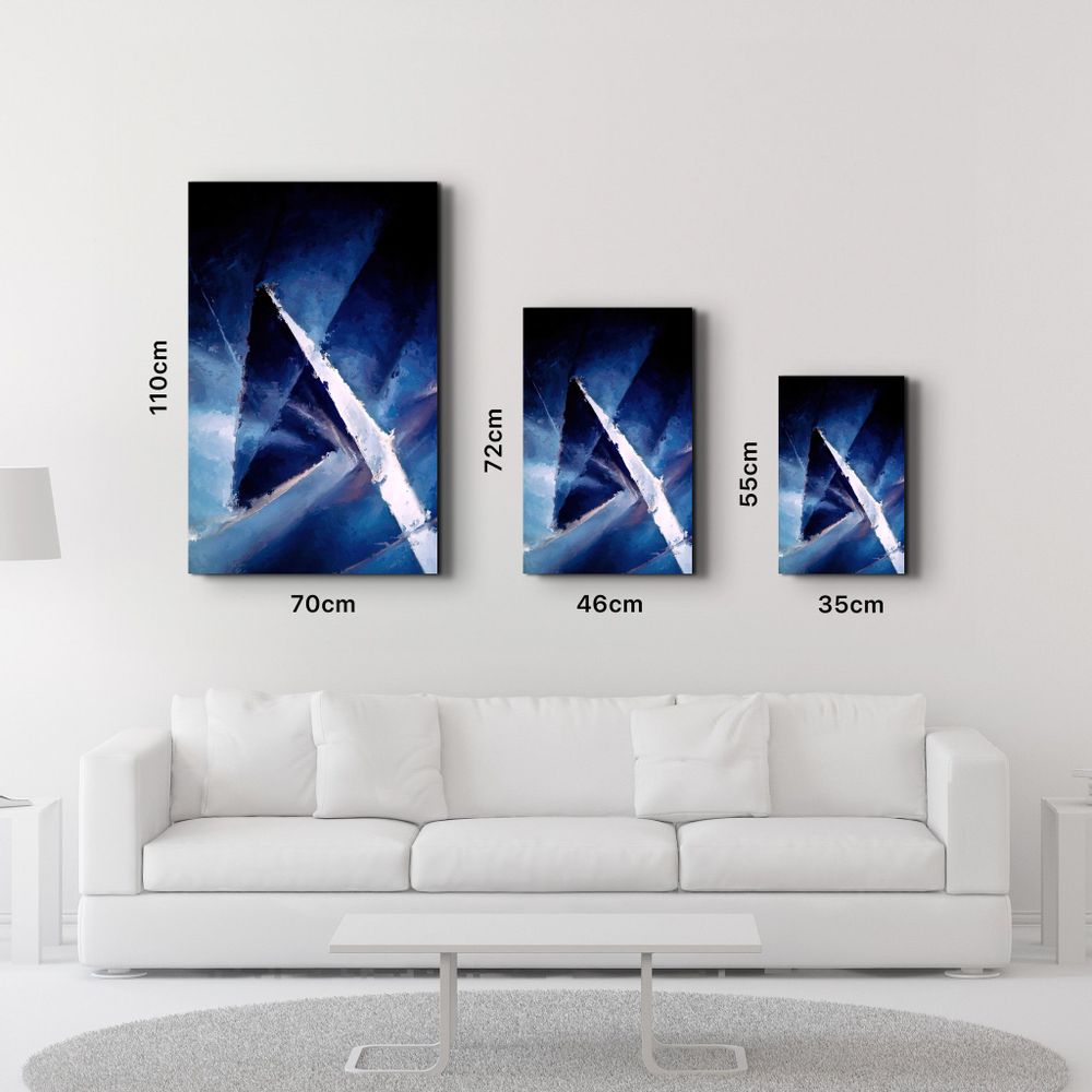 Autres décorations murales - Fuzzy Ice | Glass Wall Art - ARTDESIGNA