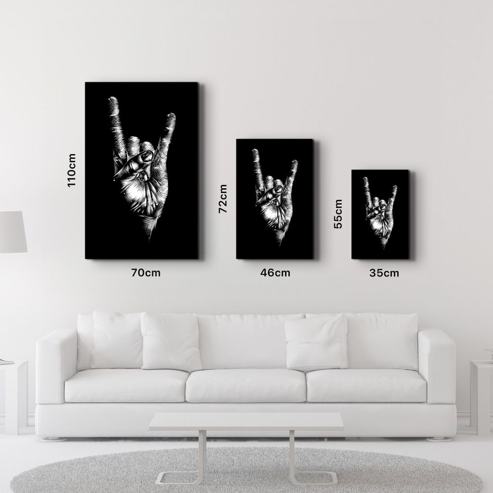 Autres décorations murales - Forever Rock N Roll | Glass Wall Art - ARTDESIGNA